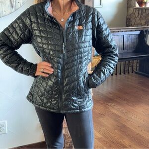The North Face Women's Shiny Quilted Thermoball Puffer Jacket